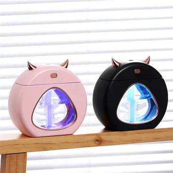

ELOOLE 300ML Mini Portable Ultrasonic Air Humidifer Cute Pet Aroma Essential Oil Diffuser With LED Light Lamp USB Mist Maker
