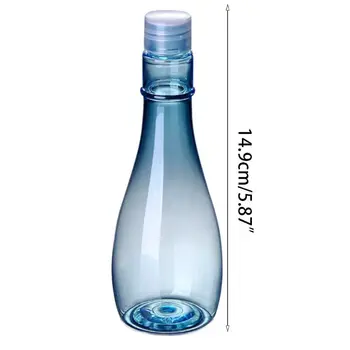 

150ml Gourd Bottle Transparent Glossy Cover Toner Bottle Cosmetic Plastic Bottle