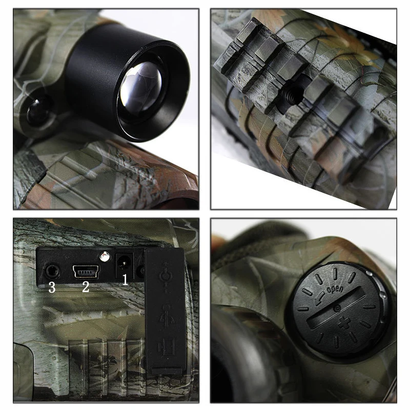 Airsoft AR15 Аксессуары тактический HD ручной инфракрасный цифровой 5x40 ночного видения прицел Монокуляр для охоты стрельба лист