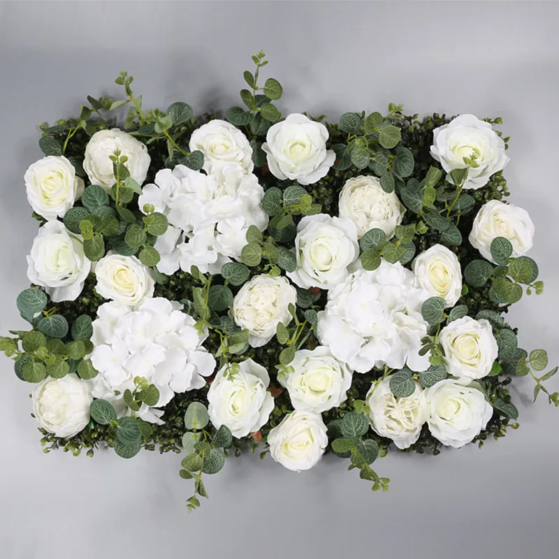 人工シルクのバラの壁,40x60cm,偽物の花,結婚式の装飾,パーティー,休暇