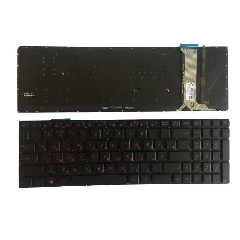 Новая русская клавиатура для ASUS GL551 GL551J GL551JK GL551JM GL551JW GL551JX подсветка RU Клавиатура