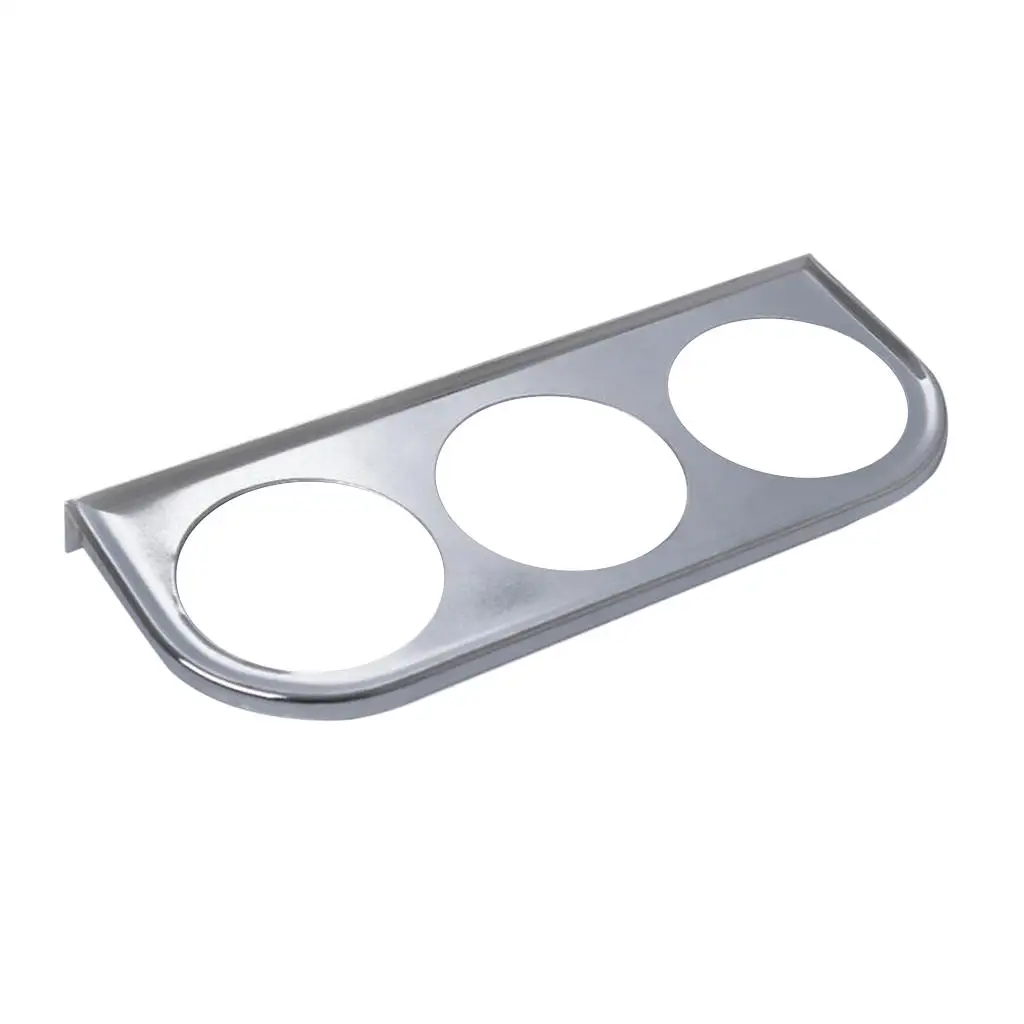Universal 52mm Triple Gauge Single Din Radio Face Pod Panel Mount | Автомобили и мотоциклы