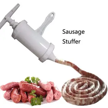 

AA Manual Meat Sausage Machine Filler Stuffer Sausage Salami Maker And Funnel Hand