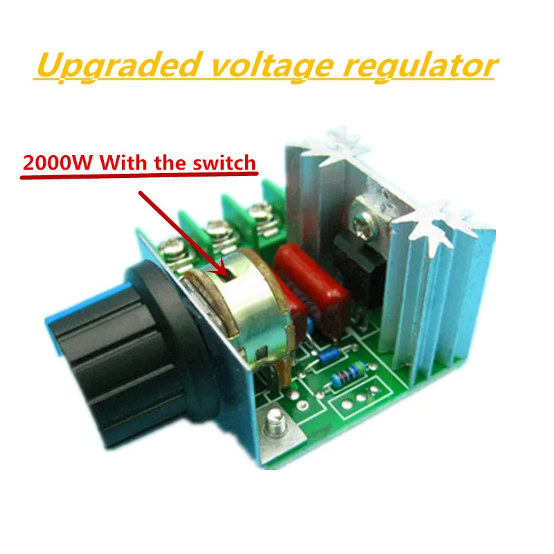 

Motor speed controller 220V brushless electronic thyristor dimmer temperature control switch ac 2000W voltage regulator