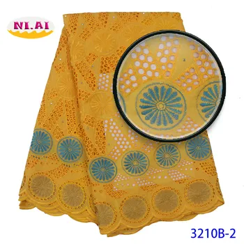 

dry Swiss Voile Cotton Lace Fabric Yellow African Swiss Voile Lace In Switzerland High Quality Swiss Dry Laces For Party Mr3210b
