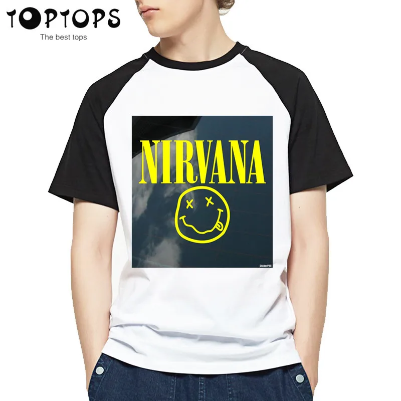 

Men Nirvana Printed Men T Shirt Fashion Cool Confortable Men's Tshirt Casual T-shirt