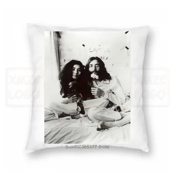 

John Lennon And Yoko Ono Pillow case Photo Poster Tee Small Medium Large Or Xl Women Men