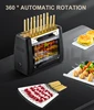 CANDIMILL 220V Household Small Smokeless Electric Oven Automatic Rotary Barbecue Machine Grill Skewers 4