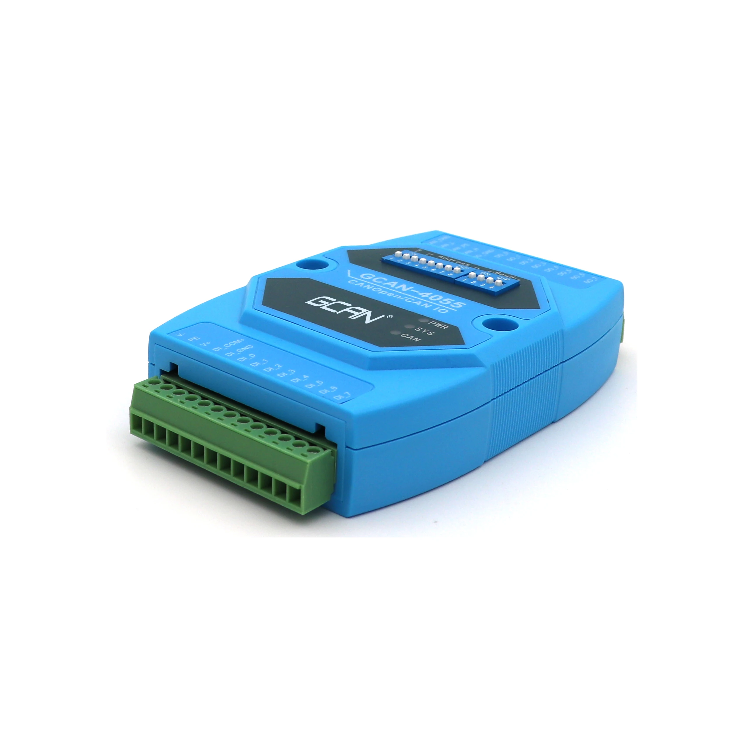 

8-DI 8-DO CANopen protocol CANopen IO coupler for Remote IO signal acquisition Digital input Digital output
