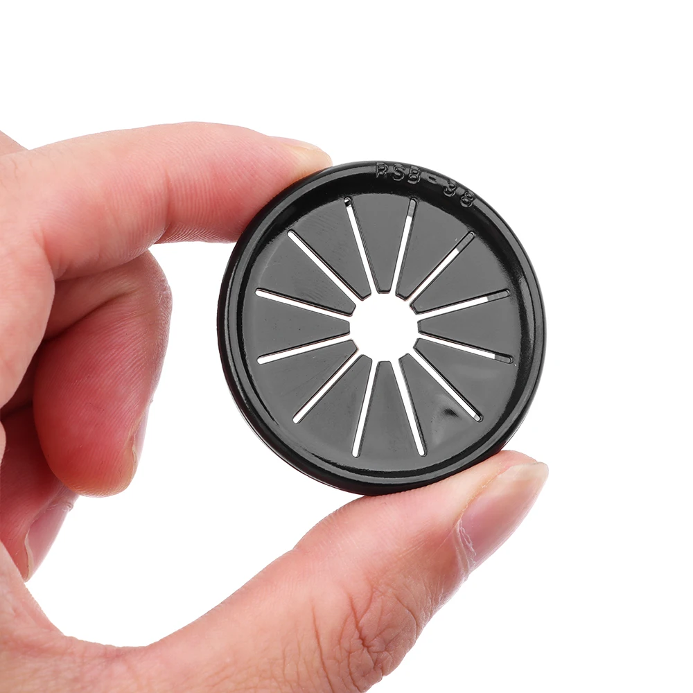 10pcs Plastic Cable Hole Cover PC Computer Desk Round Storage Wire Organizer Port seal rings Furniture Accessories cable hole cover