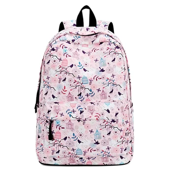 

AUAU-Waterproof 15.6 Inch Laptop Backpack Female Fashion Girl Backpack Women Bag Pink Multifunctional Bagpack Large Capacity