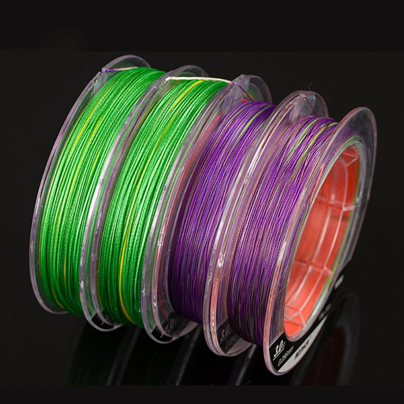 

100M Fishing Line 8/4 Strands Multicolour Multifilament PE Braid Wire Japanese Fishing Line Bite Resistance