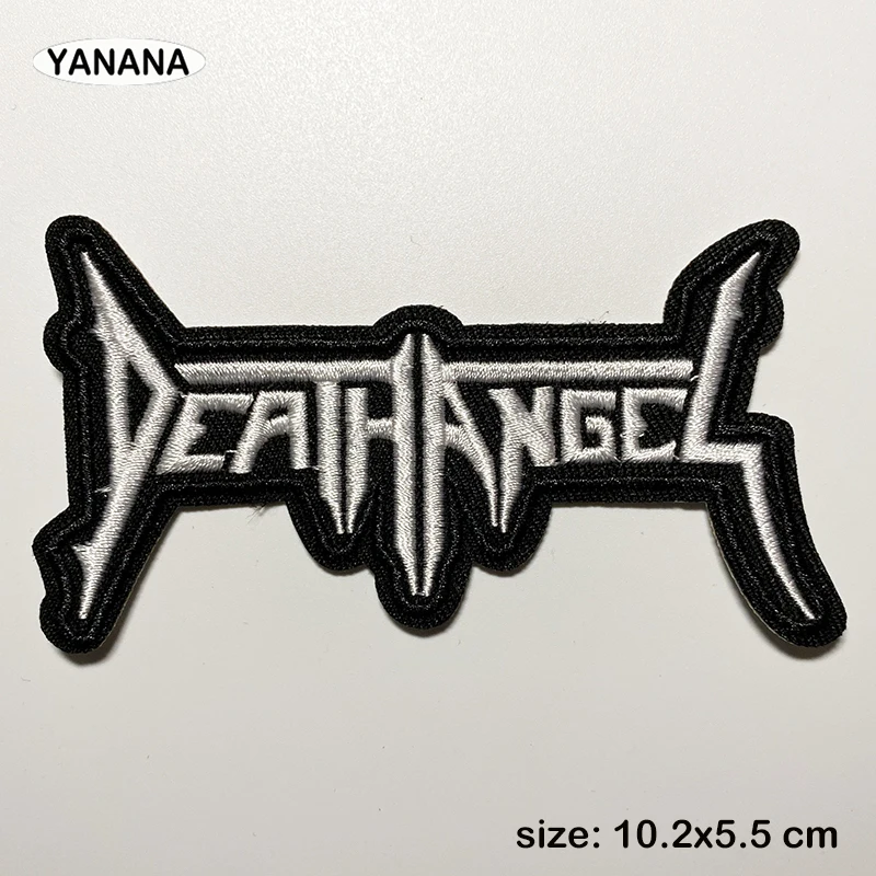 BAND ROCK MUSIC Iron On Patches Cloth Mend Decorate Clothes Apparel Sewing Decoration Applique Badges Heavy Metal