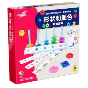 

Classic shape and color training parent-child interaction enlightenment board game 4-6 years old children's educational toys