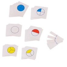 

Fraction Cards Equivalency Learning Toy Kids Mathematics Teaching Aid