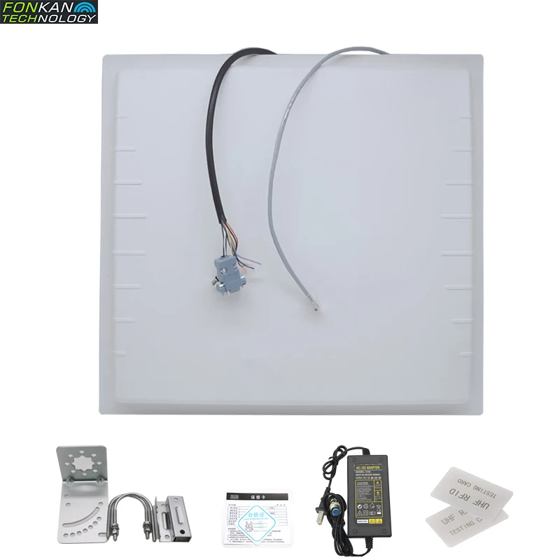 

FONKAN 20M Long Range UHF RFID Reader build R2000 Module Integrated reader 12dbi antenna Reader RS232,RS485,RJ45,WG26/34