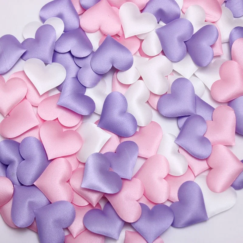 1000 шт. губка с сердечком для сердца Искусственный Цветок конфетти в форме