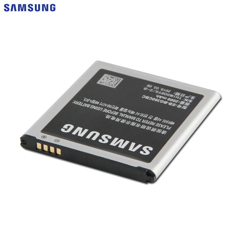 Сменная батарея SAMSUNG Φ для Samsung GALAXY CORE Prime G3608 G3609 G3606 EB BG360BBE/CBU/CBZ 2000mAh|Аккумуляторы