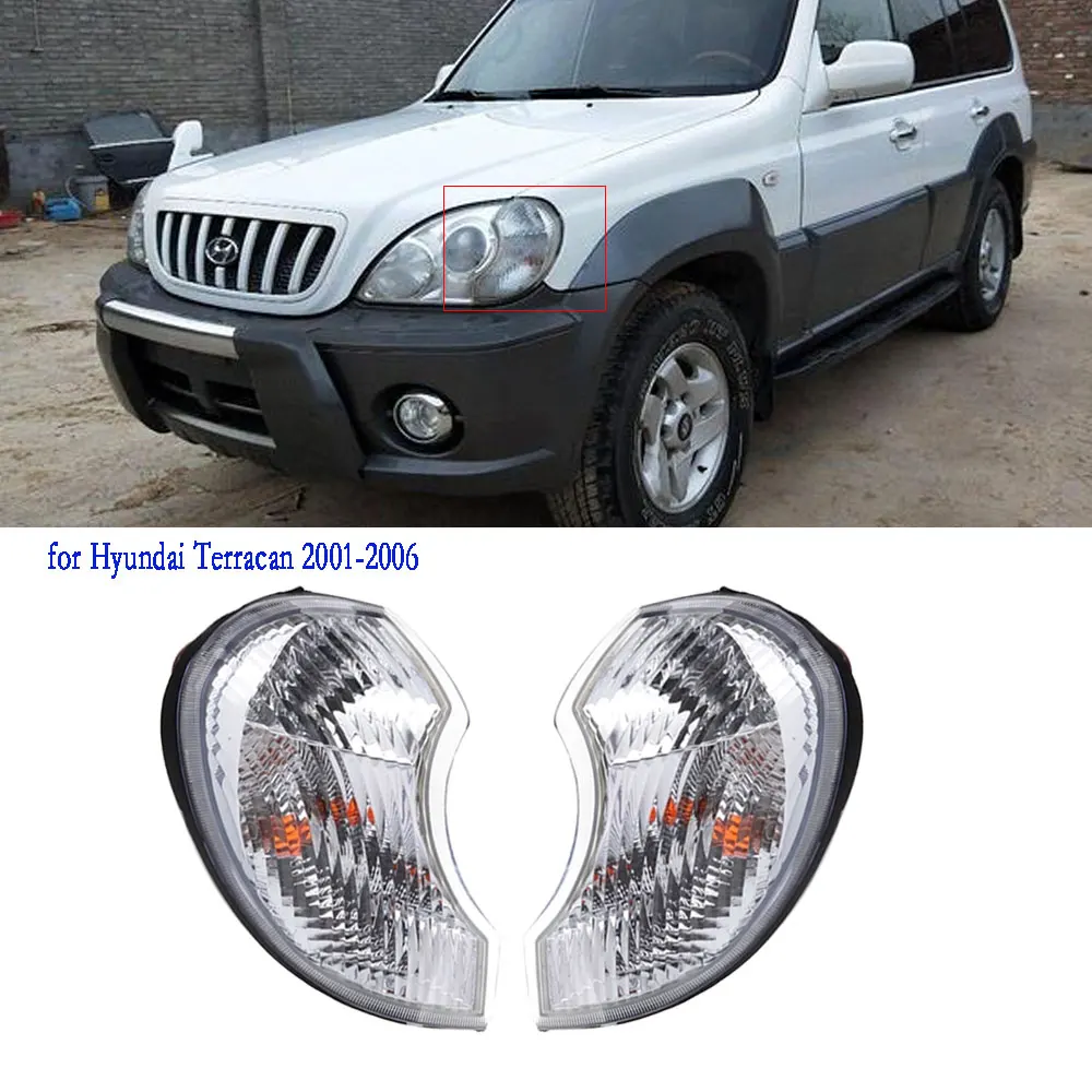 Угловой светильник для Hyundai Terracan 2001 2006 головной Передние Фары Светильник s в сборе