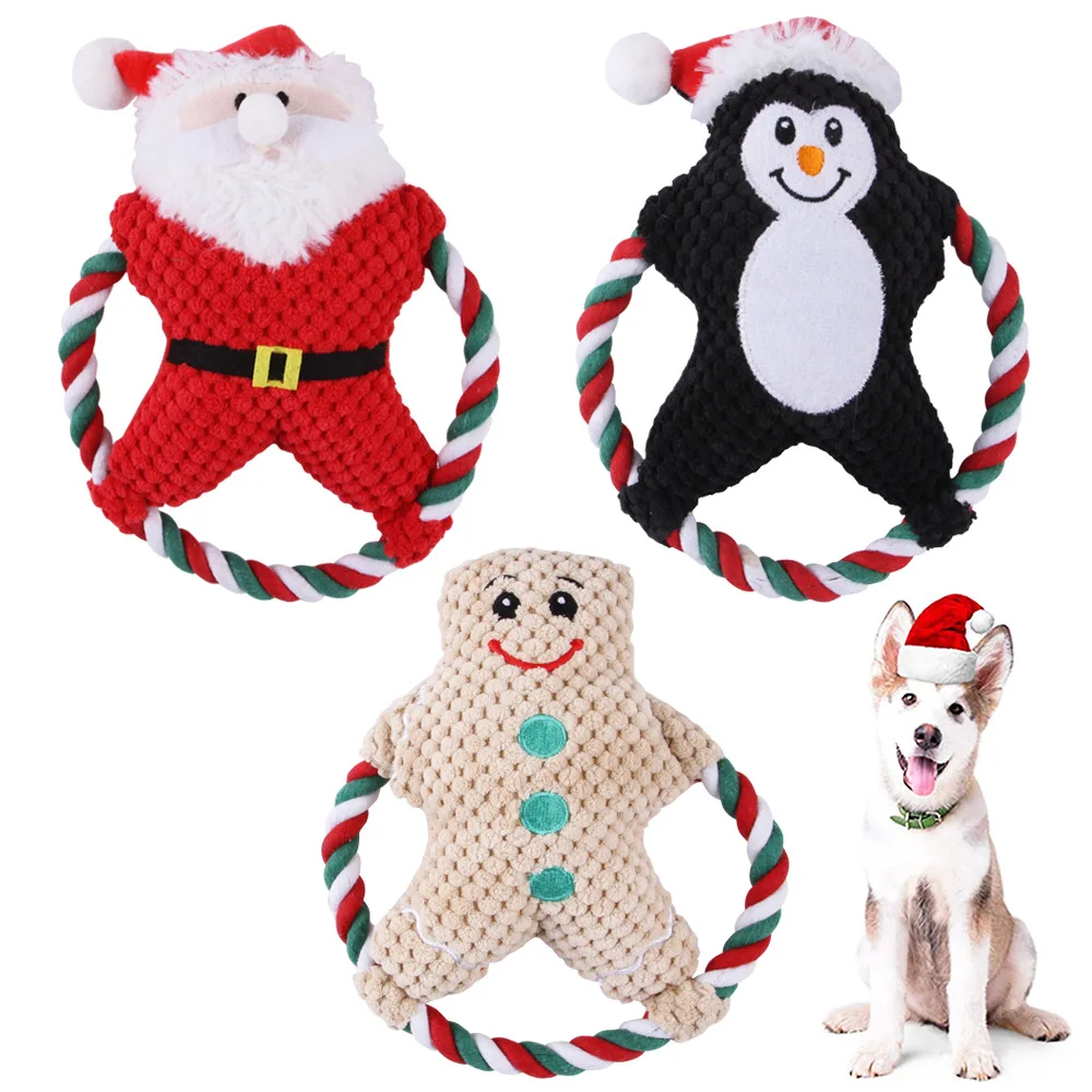 Christmas Gift Ideas Dog Toys Plush Christmas Dog Pet Toys New Pet