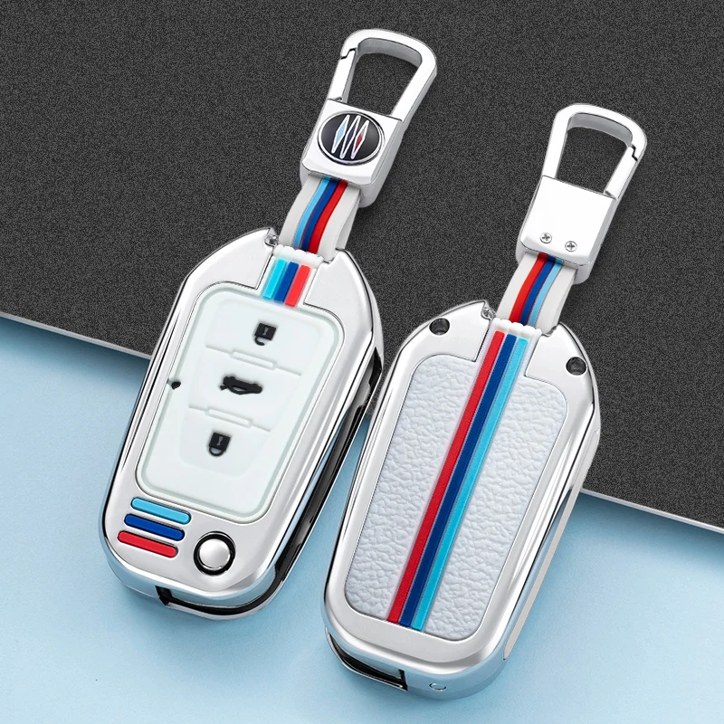 1x Zinc Alloy Remote Car Fold Key Case Cover For Roewe RX5 MG3 MG5 MG6 MG7 MG ZS GT GS 350 360 750 W5 Accessories | Автомобили и