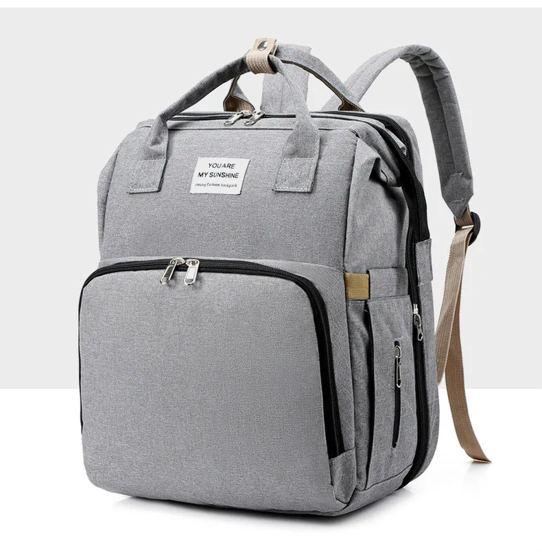 

Diaper Bag for Baby Care Kits Bed Backpack Multifunctional Outdoor Nursing Bags with Hooks Maternity Nappy Stroller Bags
