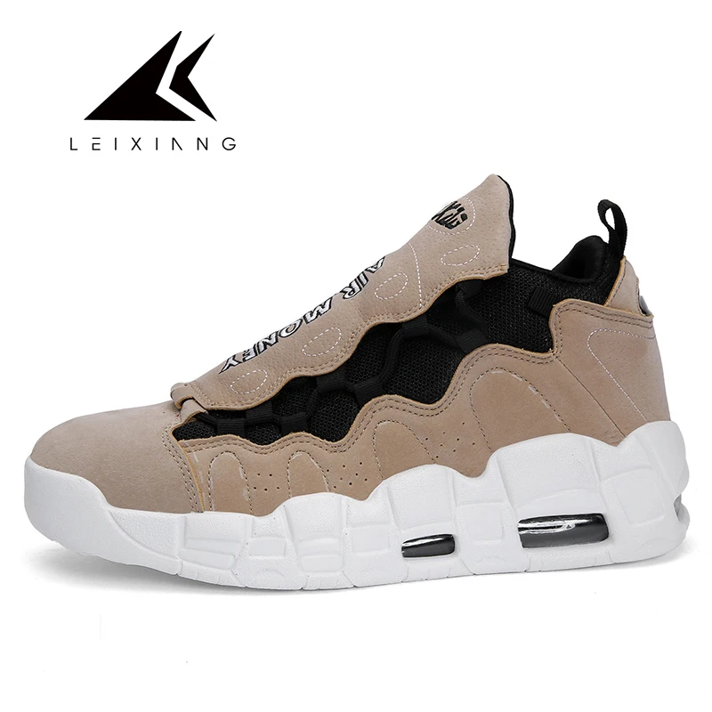 Мужские баскетбольные кроссовки Liw Cut Sports Air Cushion Hombre Athletic Off white дышащие Zapatillas De