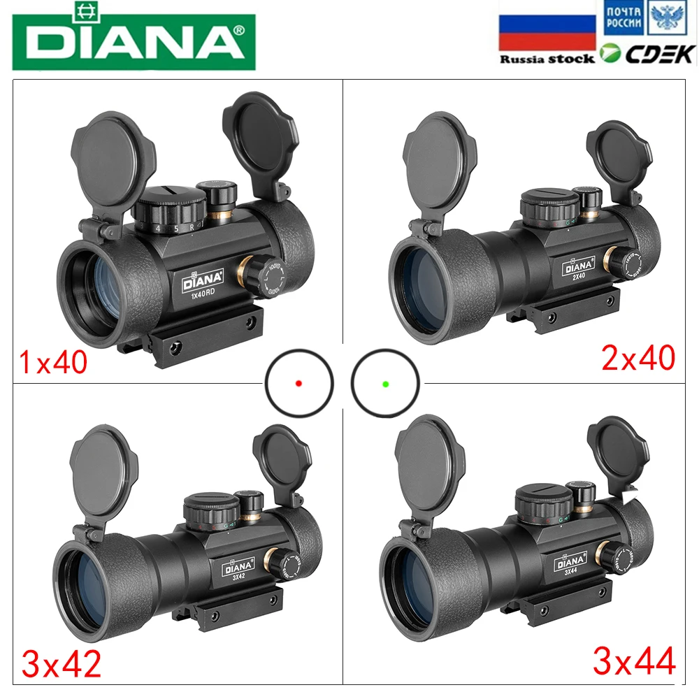 Ottica Fucili 4x32 Cannocchiale Da Puntamento Compatto Mirino Ottica Mirino Airsoft Caccia Pistola Scope Cannocchiale Tattico Per 11/20mm Picatinny Rail Mount Ottica Da Battuta Per Carabina - Foto 8
