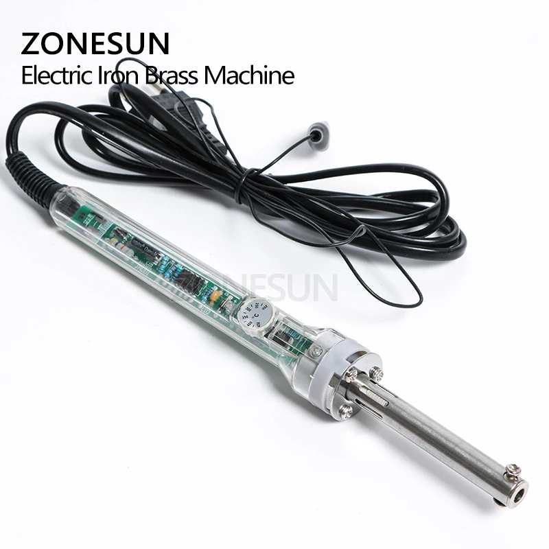 ZONESUN 10PCS Single Line 1-8mm Leather Edge for Sealing DIY Tool Brass Soldering Iron Edge Marking Leathercraft Tool Embosser