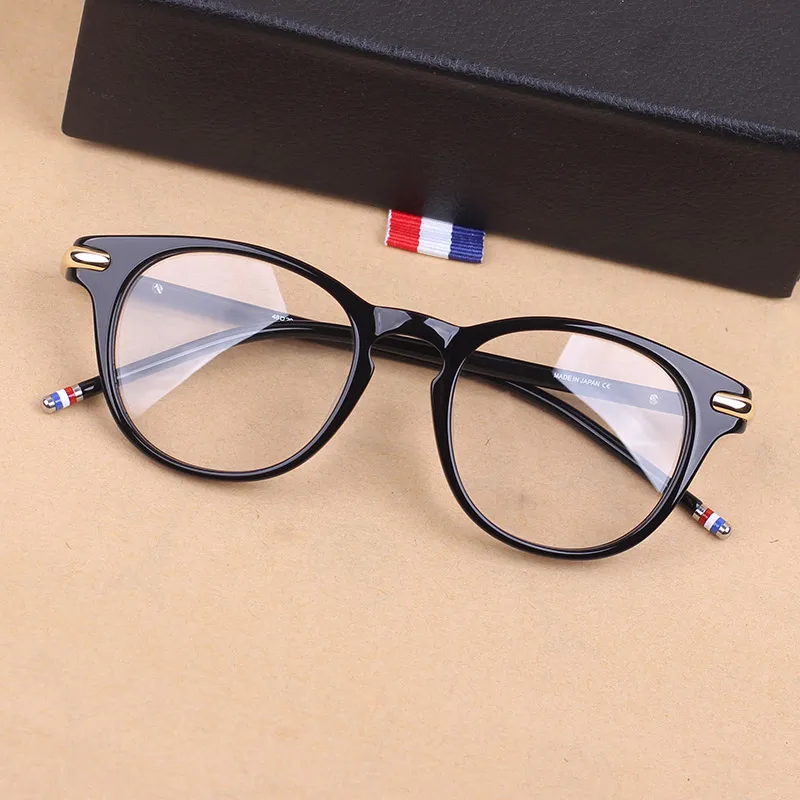 

Thom Brand Men Glasses Frame High quality Acetate TB813 Women Eyeglasses Prescription Myopia Computer Eyewear Oculos De Grau