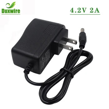 

Li-ion Battery Charger 4.2V2A DC5.5*2.1mm Plug for Head Lamp 18650 Charger