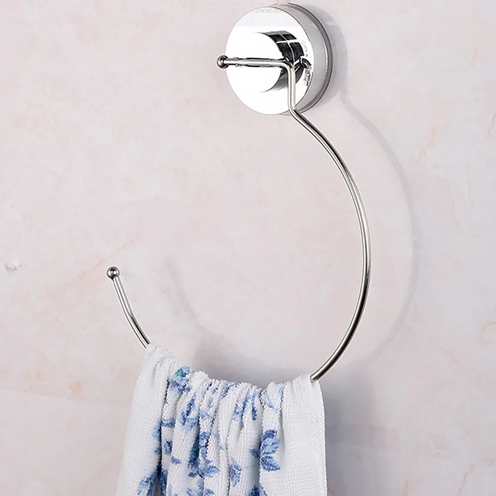 Многоразовое плотное долговечное полотенце стойка полированное кольцо Классический Удобный нержавеющая сталь держатель с присоской