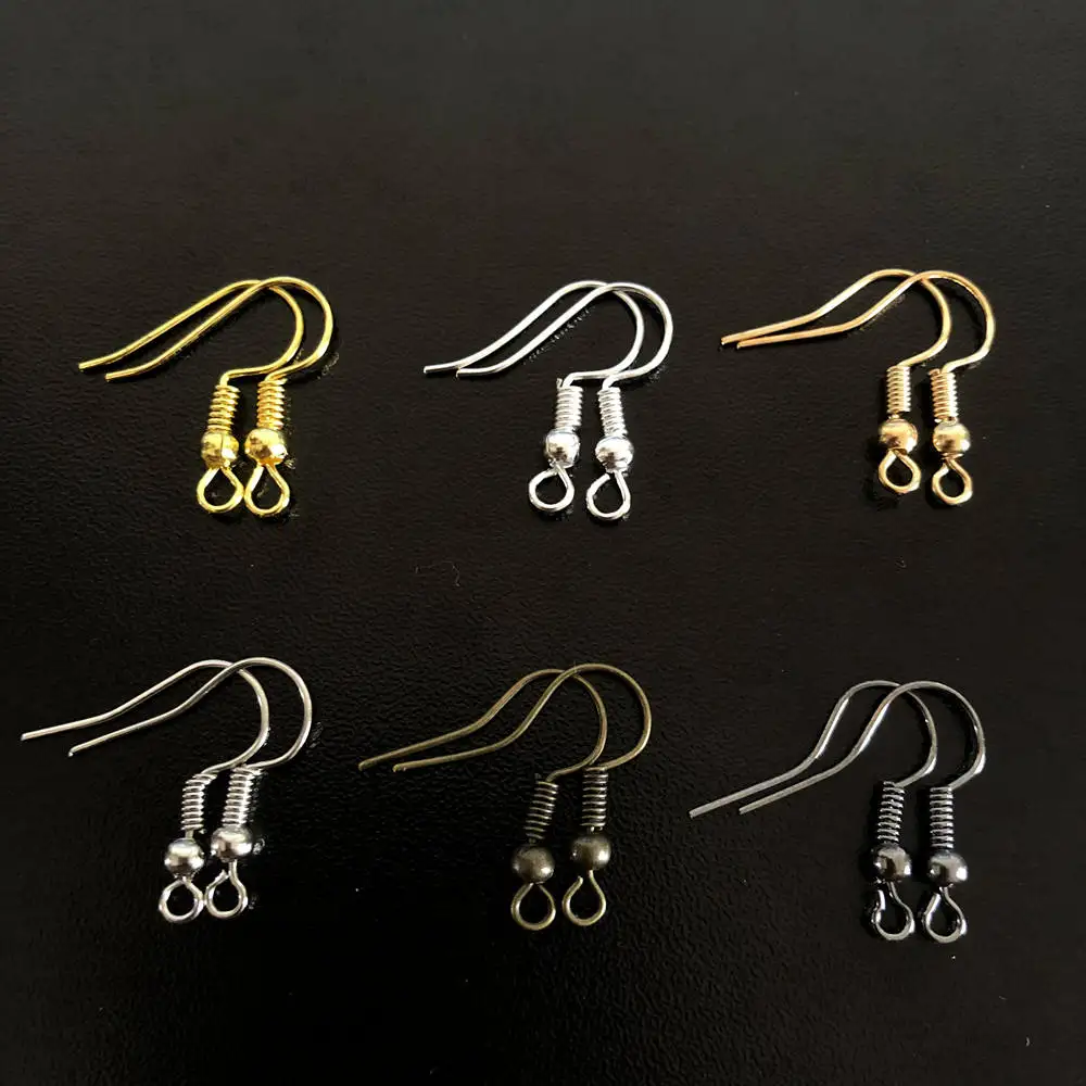 

100pcs/lot 20x17mm Earring Findings Earrings Clasps Hooks Fittings DIY Jewelry Making Accessories Iron Hook Earring Jewelry