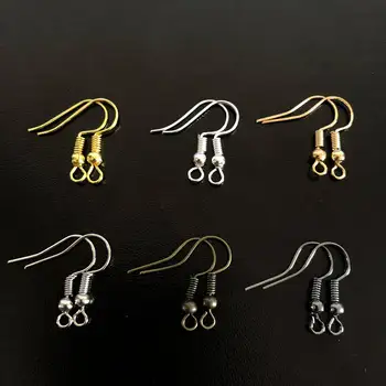 

100pcs/lot 20x17mm Earring Findings Earrings Clasps Hooks Fittings DIY Jewelry Making Accessories Iron Hook Earring Jewelry