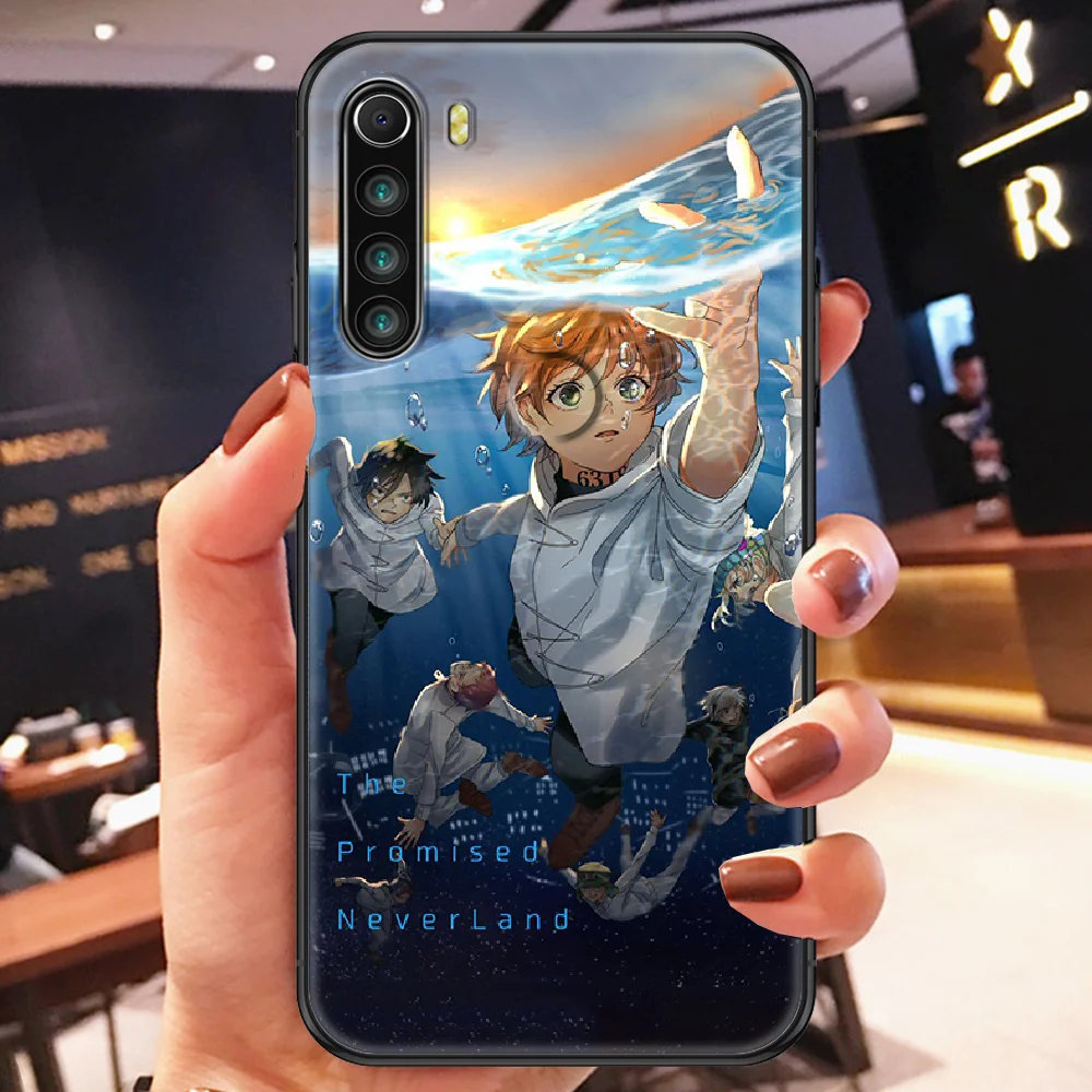 best phone cases for xiaomi The Promised Neverland Anime Phone case For Xiaomi Redmi Note 7 7A 8 8T 9 9A 9S K30 Pro Ultra black silicone coque tpu prime phone cases for xiaomi Cases For Xiaomi