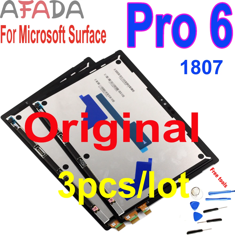 

Original LCD For Microsoft Surface Pro 5 1796 Pro 6 1807 LCD Display Touch Digitizer Assembly For Surface pro5 Pro6 LP123WQ1 Lcd