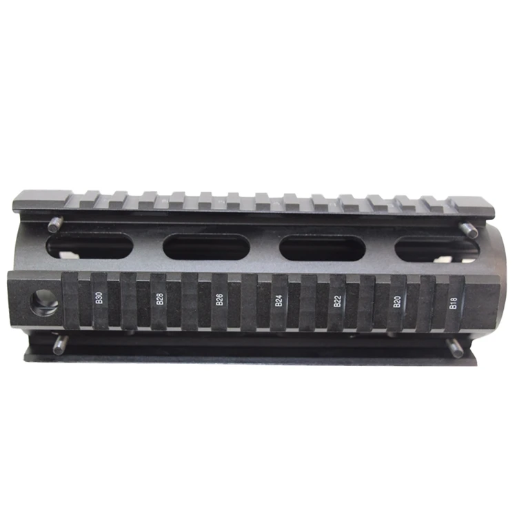 Охотничьи аксессуары Охотничья винтовка 6,7 дюймов Quad Rail Handguard тактический страйкбол снаряжение карабин Вивер Пикатинни для AR-15 M4