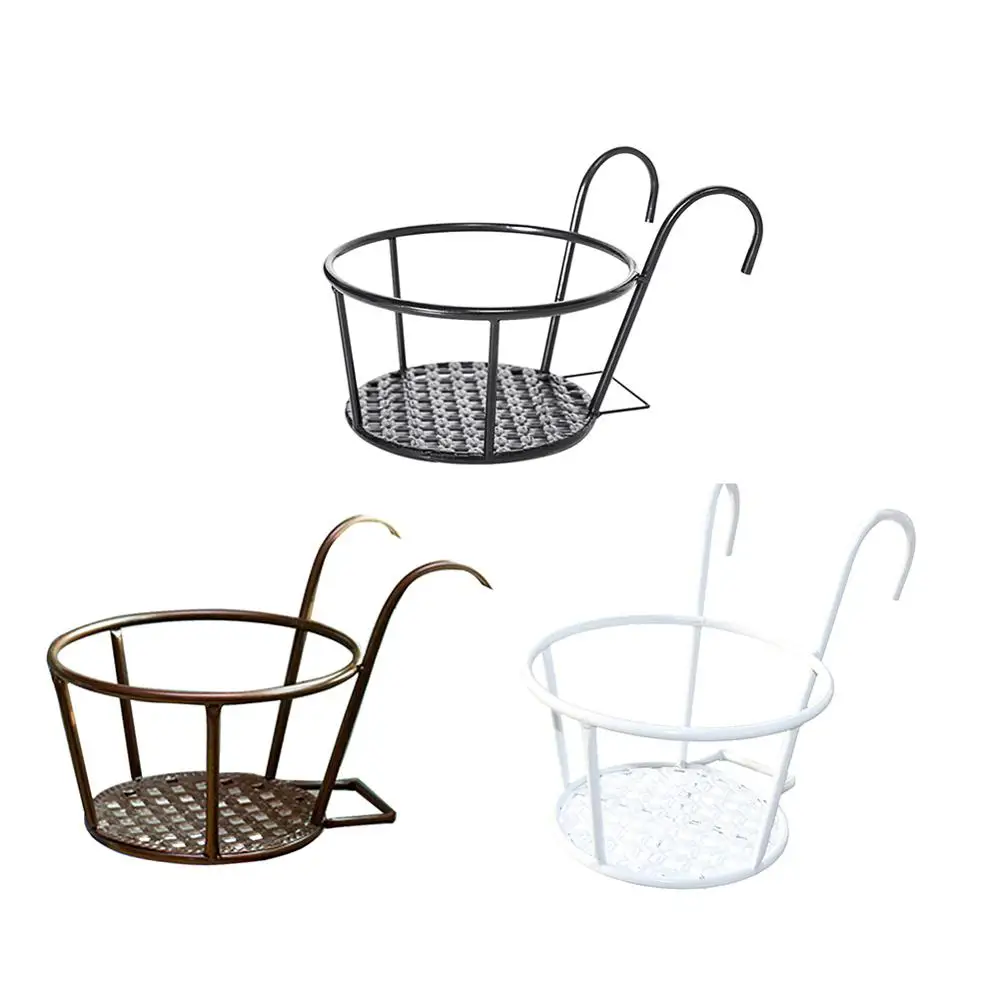 Support européen pour fleurs et Pot de fleurs Cadre de balcon, garde