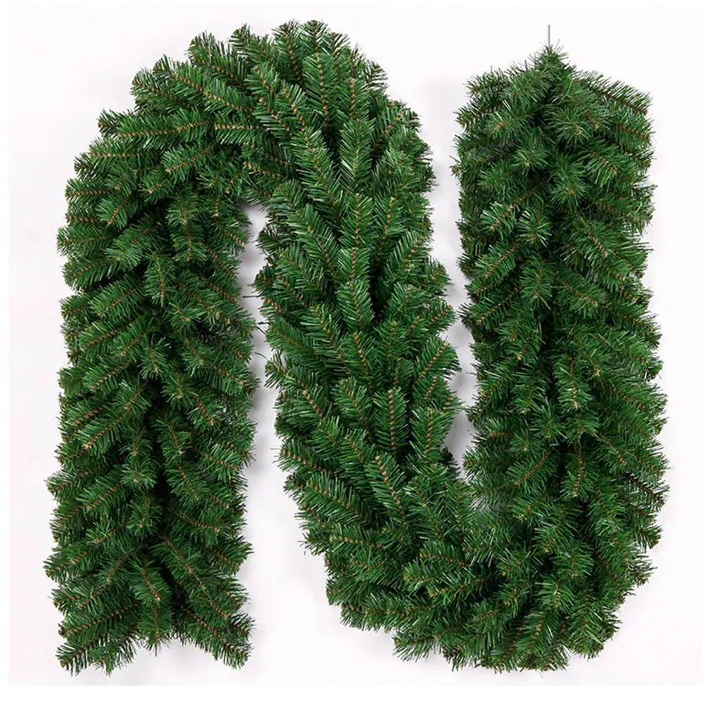 

Christmas Rattan Pvc Encryption DIY Green Christmas Rattan Shopping Mall Window Decoration Christmas Decoration Rattan