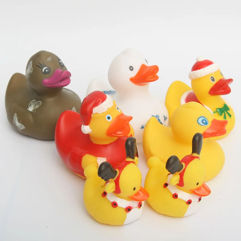 

Vinyl Baby Bath Toy Water Spouting Pinching Called Duck Children Play with Water Bathroom Toy
