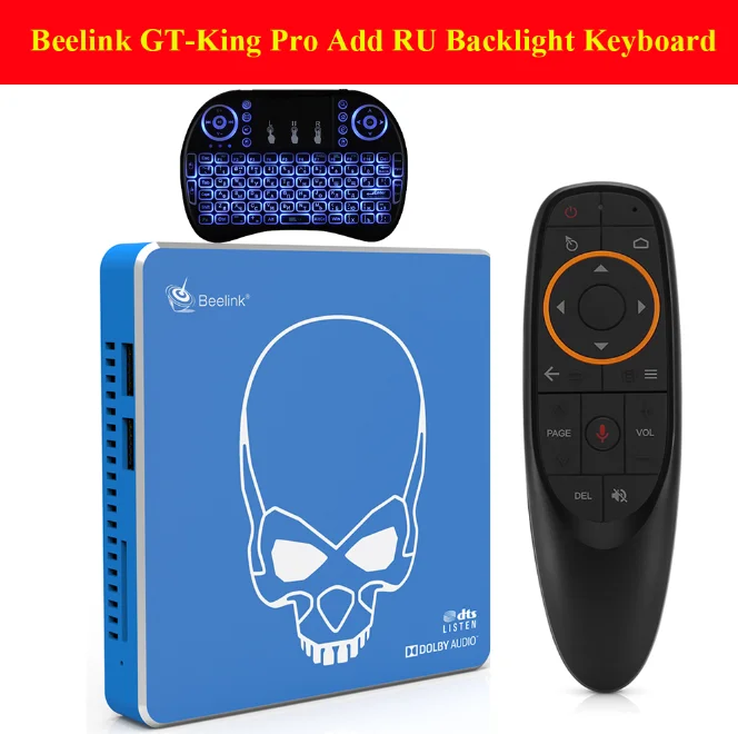 4GB 64GB Add RU Beelink GT-King Pro Android 9.0 Smart TV BOX 4GB 64GB Amlogic S922X-H BT 4.1 2.4GHz+5.8GHz Hi-Fi Lossless Sound TV BOX In Stock - Цвет: 4GB 64GB Add RU