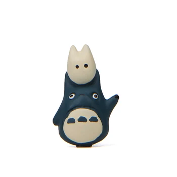 

1pcs 2.9cm Japanese Miyazaki Hayao My Neighbor Blue Totoro PVC Action Figure Model Toy Micro Landscape for Garden Toys Decor