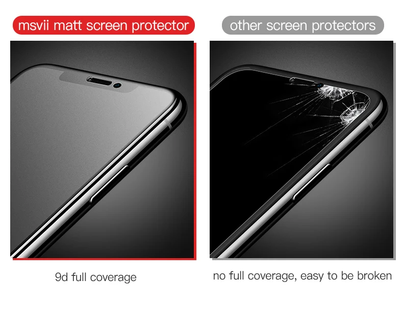 Msvii Iphone Xr Защита экрана для Iphone X стекло для Iphone Xs Max защита экрана матовая против царапин