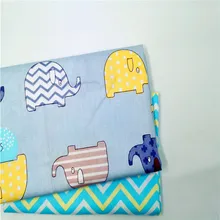 Ткань с принтом животных детская одежда хлопчатобумажная ткань саржевого сшивание лоскутов по принципу "сделай сам" для общежития Текстиль для дома из хлопчатобумажной ткани