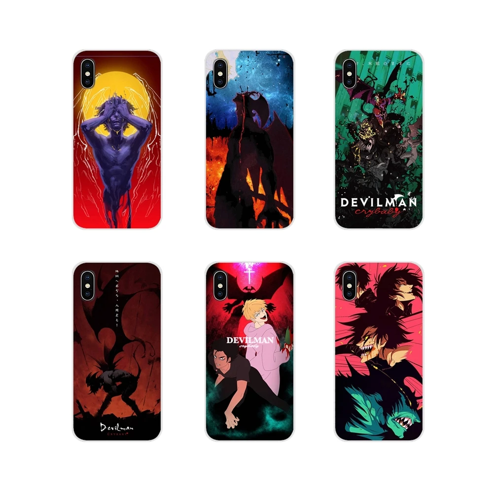 Аксессуары для телефона Чехлы Devilman Crybaby Apple iPhone X XR XS 11Pro MAX 4S 5S 5C SE 6S 7 8 Plus ipod 5 6 |