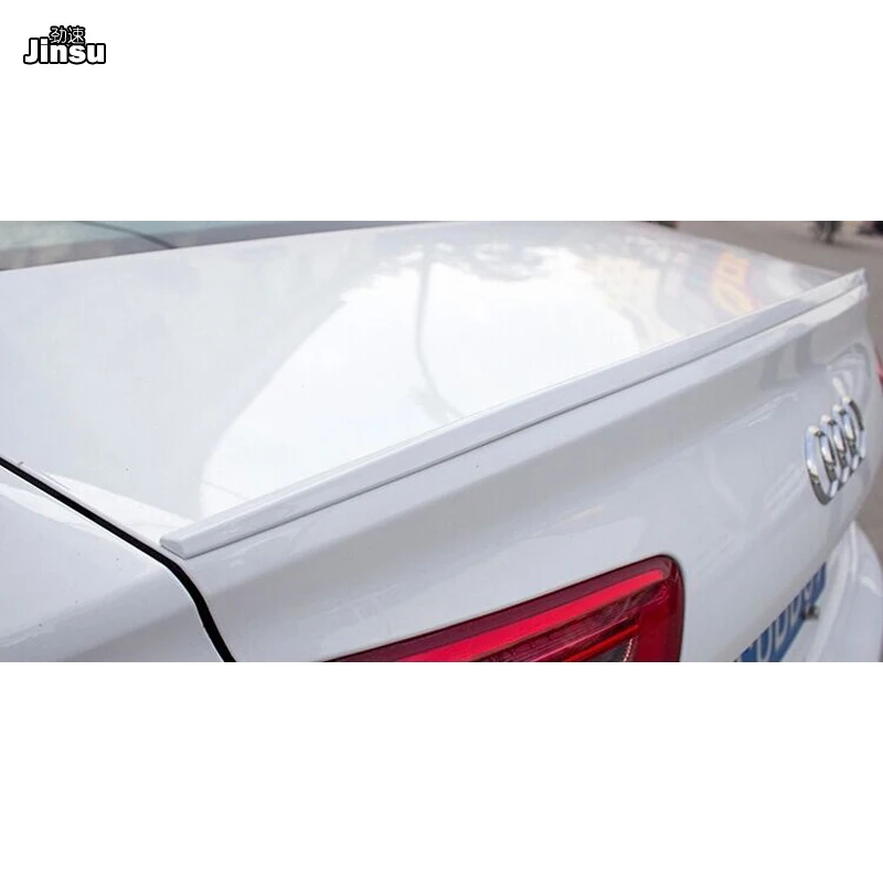 S6 стиль для Audi A6 C7 седан 2012 2017 ABS пластик серый праймер спойлер заднего багажника