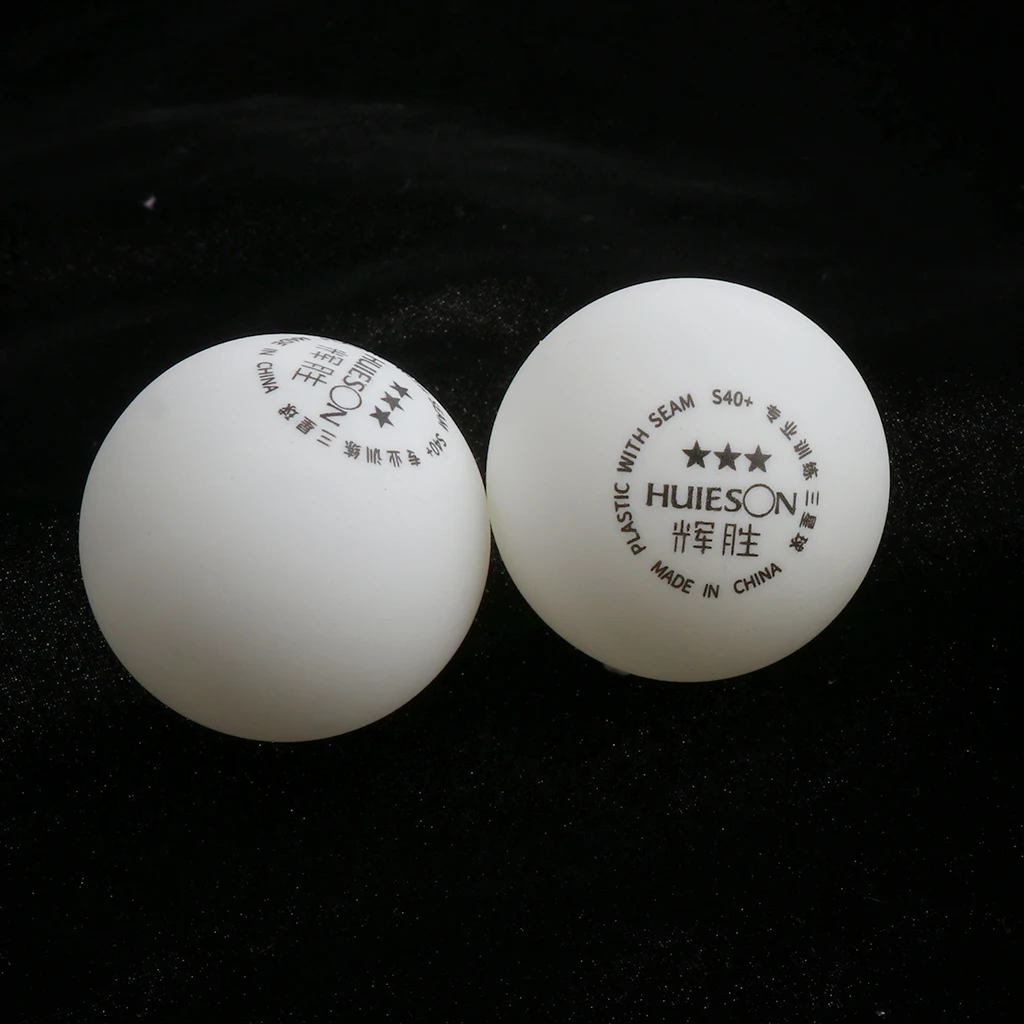 3 Pieces New Material Table Tennis Ball 40+mm Diameter 2.8g 3 Star ABS Plastic Ping Pong Balls for Table Tennis Training