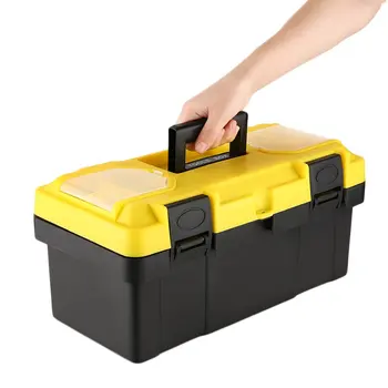 

Thickened Portable Tool Organizer Solid ABS Storage Box Household Durable Survival Case Premium Repair Tool Box