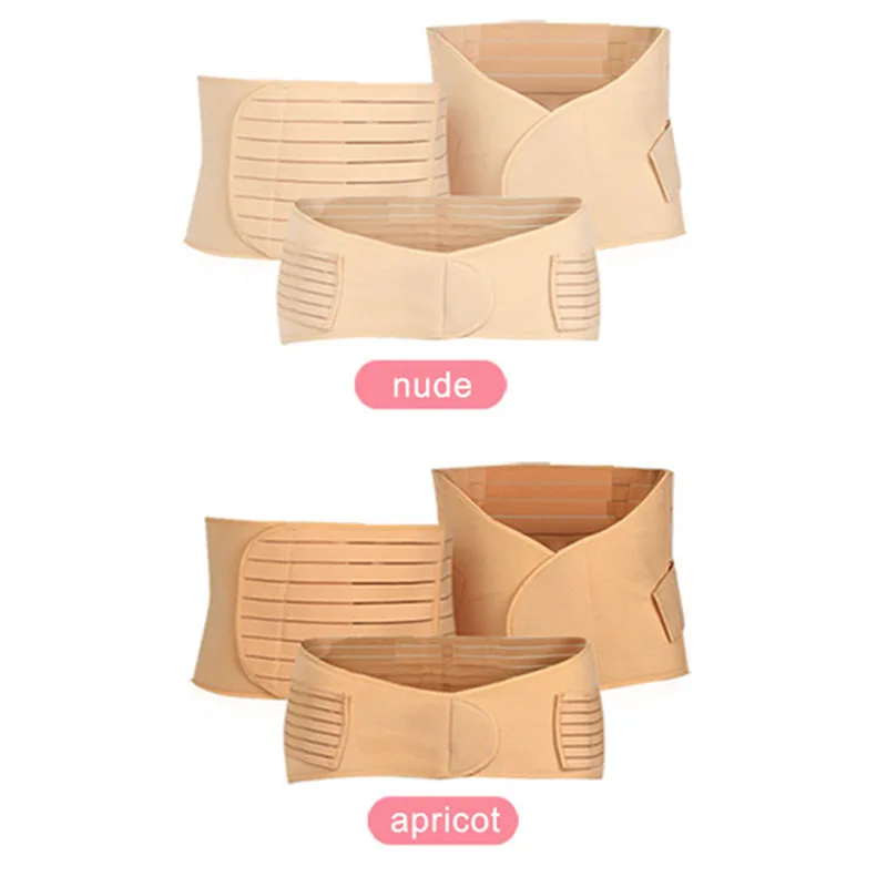 3 In 1 Postpartum Belt Pregnancy Pelvis Corset Belly Wrap Band Body Shaper Abdomen Recovery Belt Girdles Slim Waist Trainer body shaper