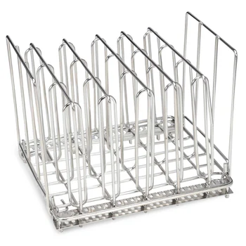 

Stainless Steel Sous Vide Rack with 5 Divider Racks Foldable Collapsible Compact Kitchen Accessorie Conveniently Store Food